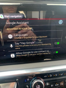 How to turn on your Google Built-In Voice Commands in your GMC or Buick vehicle.