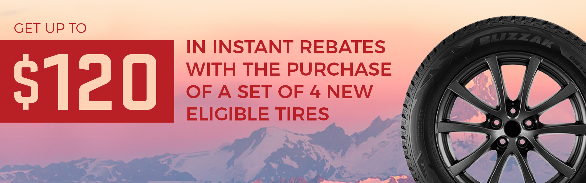 $120 Tire Rebate $120 Tire Rebate