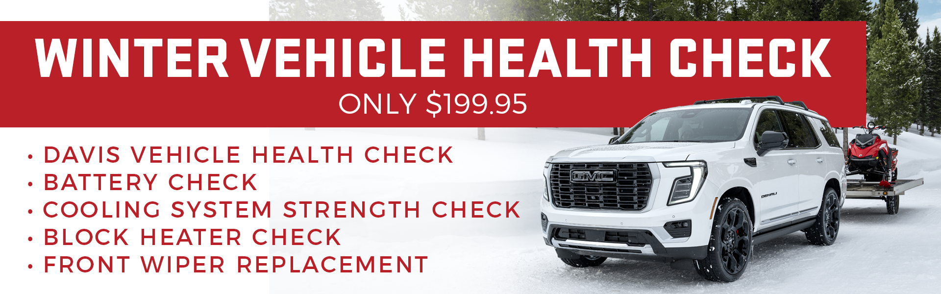Winter Vehicle Health Check