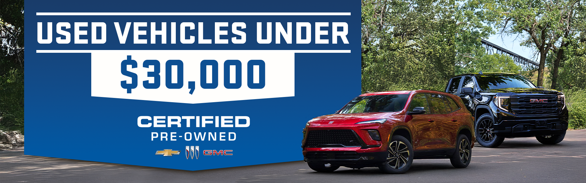 Certified Pre-Owned Vehicles Under $30,000