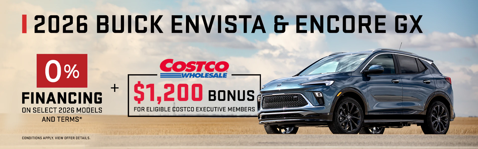 2026 Buick Envista & Encore GX | Costco Bonus