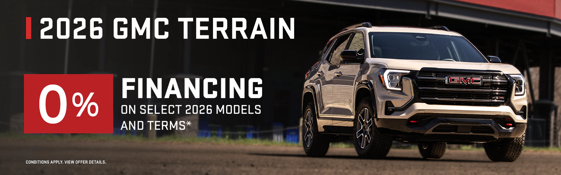 2026 GMC Terrain | 0% Financing