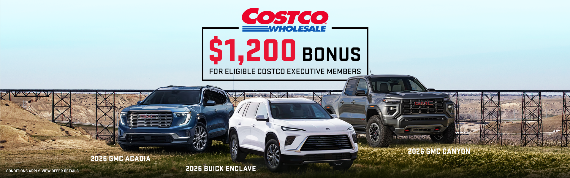 $1,200 Costco Bonus on New Vehicles