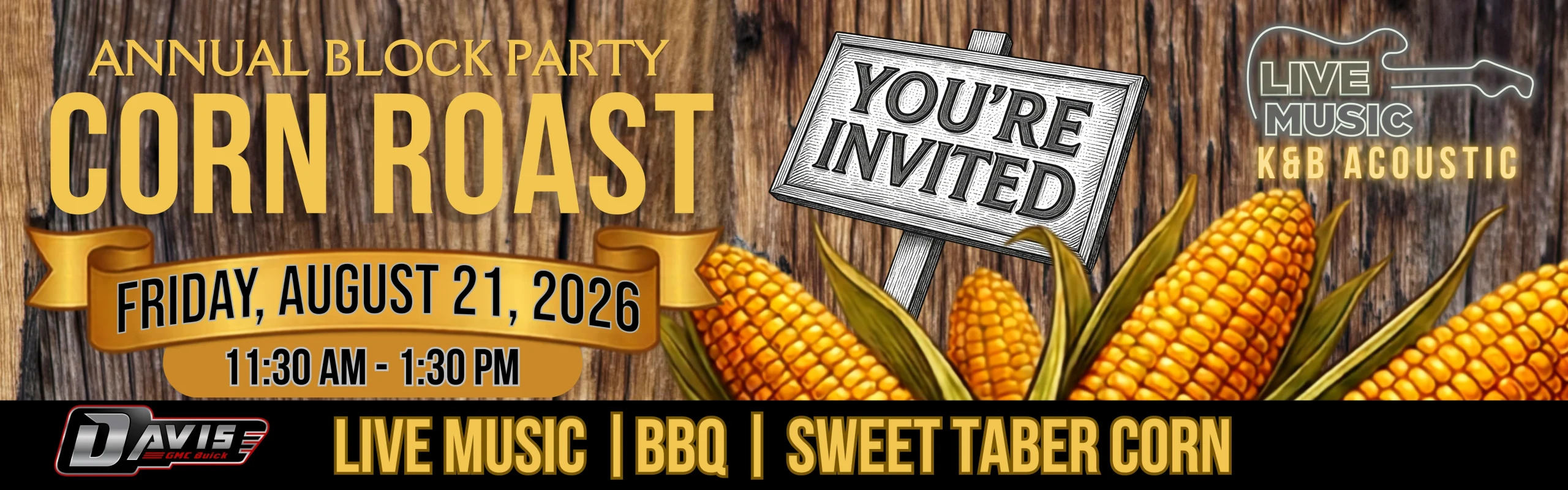Davis Annual Block Party Corn Roast