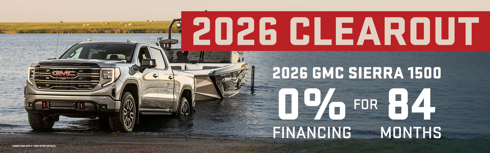 2026 GMC Sierra Clearout